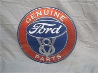 12x12 Ford Parts Die Cut Tin Sign