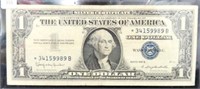 SERIES 1957-B STAR REPLACEMENT SILVER CERTIFICATE
