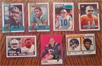 Vintage Football Card Lot (x7)