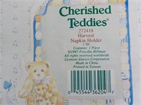 Cherished Teddies Harvest Napkin Holder