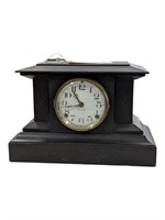 Antique Ingraham Black Mantel Clock