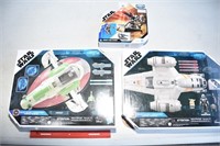 3- COLLECTIBLE STARWARS TOYS ! -L-1