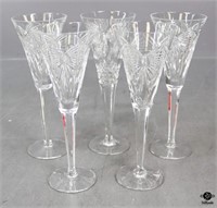 Waterford Crystal Champagne Glasses / 5 pc