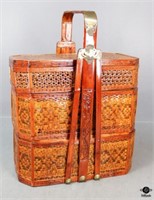 Bamboo & Brass Chinese Wedding Basket 3 Tier