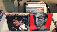Record Albums In Crate