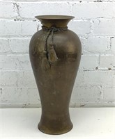 Large Vintage 16" Brass Vase