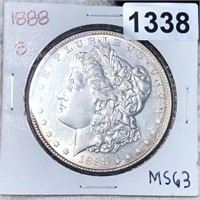 1888-S Morgan Silver Dollar CHOICE BU