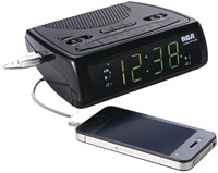 AudioVox Dual Wake Clock Radio with 0.9" Display
