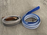 Vintage Striped Fabric Belts