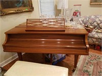 KIMBALL  walnut baby grand piano