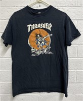 Vintage 90s Thrasher Pushead Skateboard T-Shirt