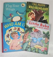 Vintage Children's Books - Who am I?, Flap Your Wi