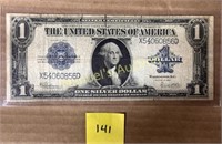 1923 1 DOLLAR SILVER CERTIFICATE X54060856D