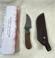 8" Cutlery Salvation Knife W/sheath And Box