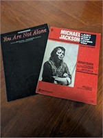 Two Rare Michael Jackson Music Sheets