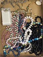 Assorted costume jewelry