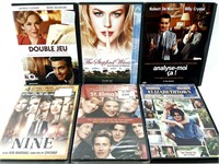 35 DVD films action, comédie, romance, drame, etc.