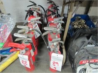 LOT, (7) FIRE EXTINGUISHERS IN THIS ROW