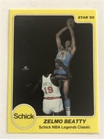1984-85 Star Zelmo Beatty Card Schick