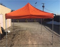 10 X 10 Orange Caravan Pop Up Tent
