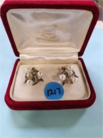 Cultured Pearl screw-on earrings;  buyer must conf