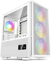 DeepCool WH PC Case 140mm ARGB Fans Mid Tower