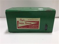 Vintage Metal Lens Tissue Dispenser Box