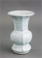 Chinese Song Geyao Style Porcelain Vase