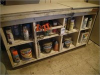 Wooden shelving unit
