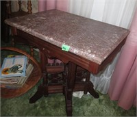 Marble top stand