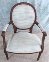 FRENCH STYLE VINTAGE PARLOR  ARM CHAIR