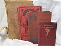 4 Antique  Books