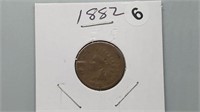 1882 Indian Head Cent rd1006