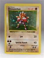 1999 Pokemon Hitmonchan Holo #7 Scratches