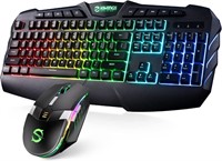 Hiwings RGB Wired Gaming Mouse and Keyboard