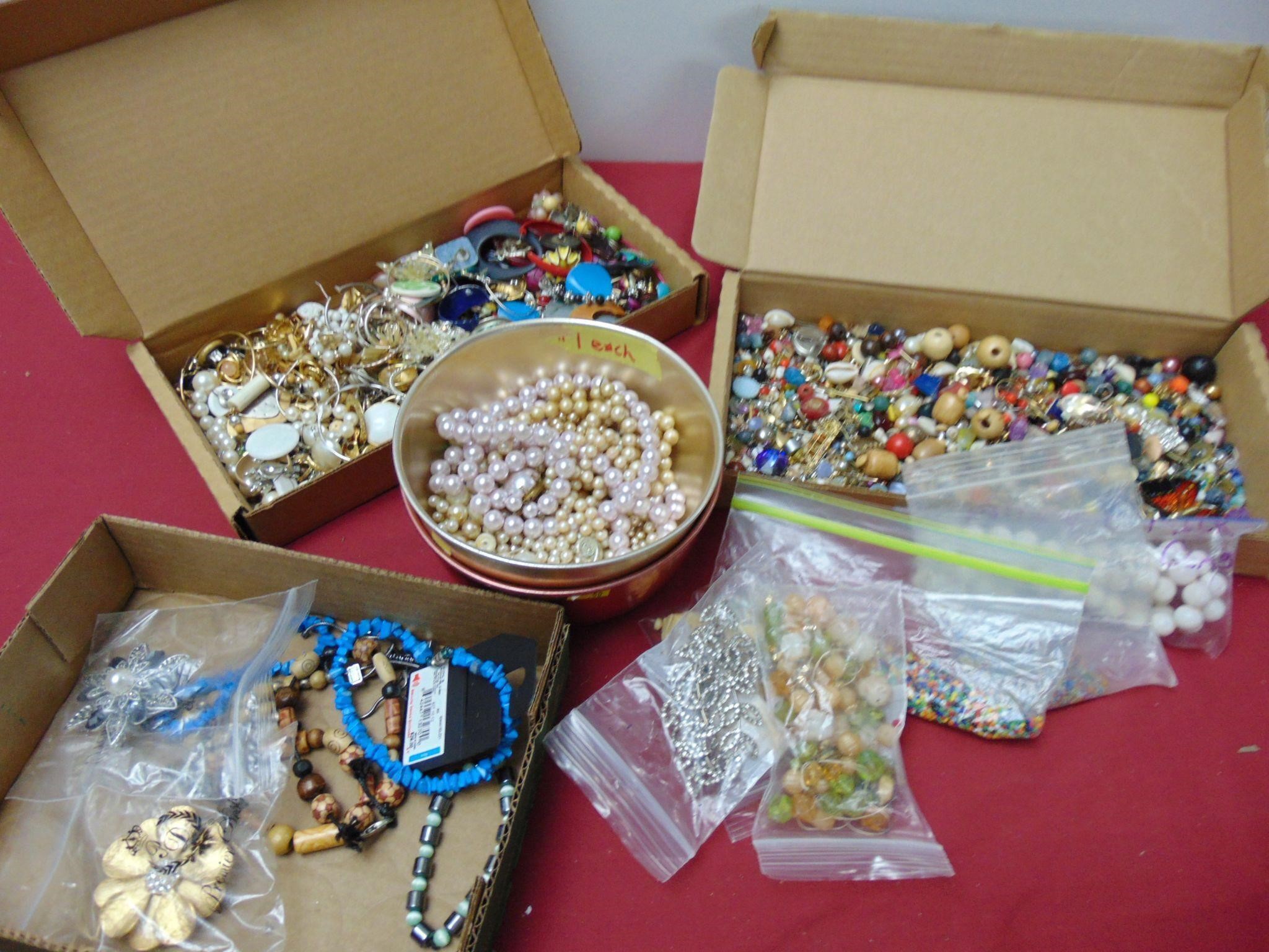 Beads, Jewelry Parts, and More Beads