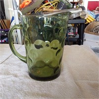 Avocado green hazel atlas pitcher