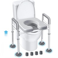 Eosprim Toilet Seat Risers for Seniors Elongated,
