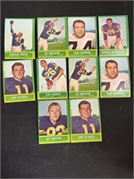 Lot Of 1963 Topps Football Cards