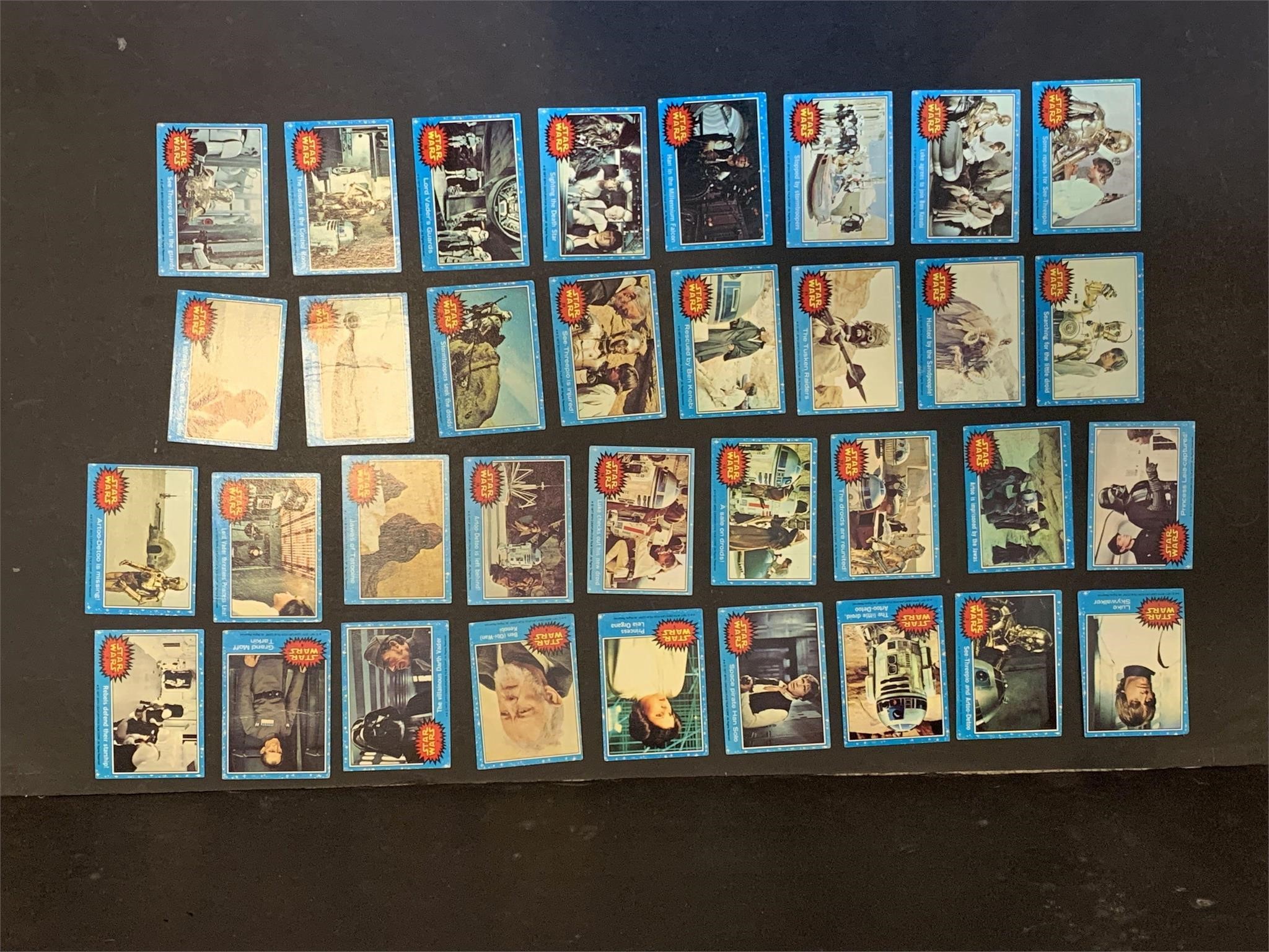 1977 Topps Star Wars 1st Series 1 Complete 66 Blue