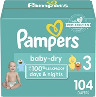 Pampers Baby Dry Diapers - Size 3