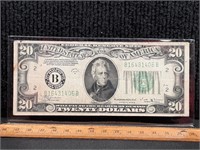 1934 B $20 Federal Reserve Note