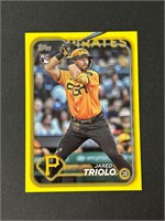 2024 Topps Jared Triolo RC YELLOW