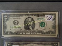 (4) 1976, (1) 2003 $2 Bills