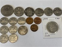 Mixed Canadian Coin Lot