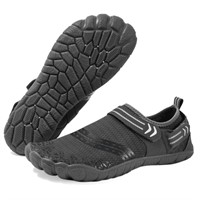 P4114  WOTTE Men's Water Shoes, Dark Grey, size 10