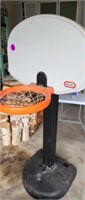 LITTLE TIKE BASKETBALL HOOP MISSING BACK WHEEL