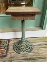 Vintage Wrought Iron Base w/ Table Top