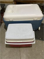 Pair of Insulated Igloo Coolers