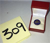 Vintage Girl Scout Enamel World Association Pin
